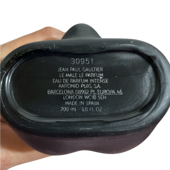 "EMPTY BOTTLE”,  Le Male By Jean Paul Gaultier 6.8 OZ  For collectors - Picture 5 of 5